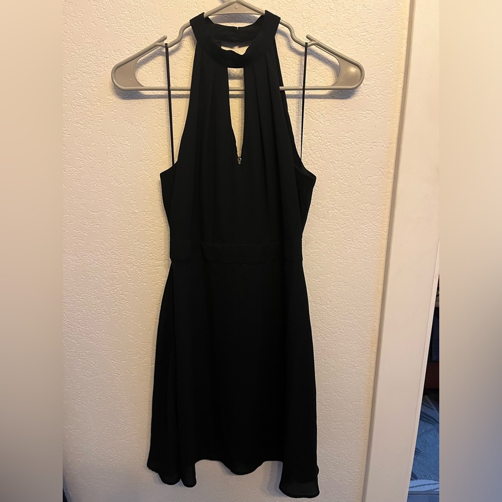 Express peephole dress